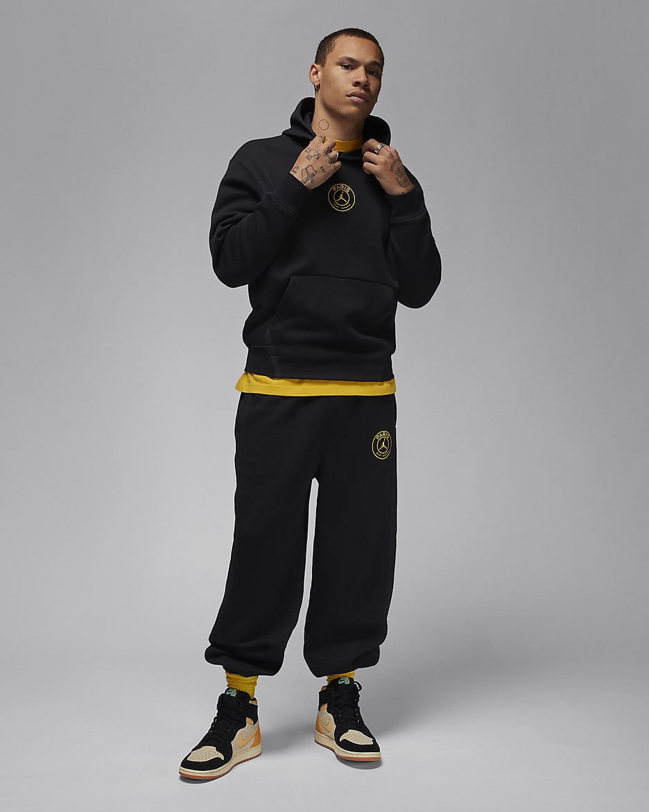 Paris Saint Germain Fleece Erkek Kapu onlu Sweatshirt u